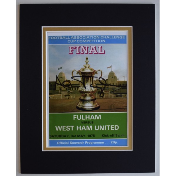 Alan Taylor Signed Autograph 10x8 photo display West Ham Utd Football COA AFTAL Perfect Gift Memorabilia		