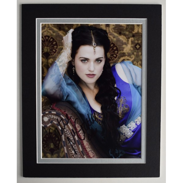 Katie McGrath Signed Autograph 10x8 photo display TV Merlin Actress COA AFTAL Perfect Gift Memorabilia	