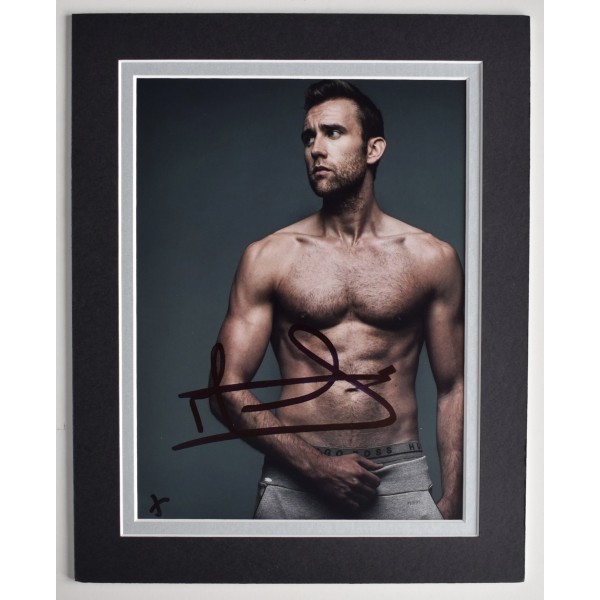 Matthew Lewis Signed Autograph 10x8 photo display Harry Potter Film COA AFTAL Perfect Gift Memorabilia	