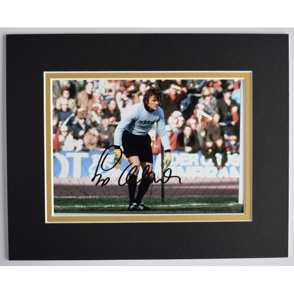 Sepp Maier Signed Autograph 10x8 photo display Germany Football Goalkeeper AFTAL Perfect Gift Memorabilia	