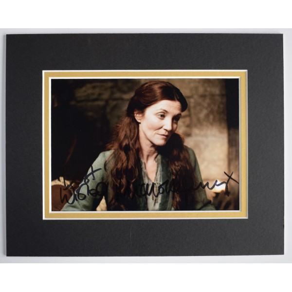 Michelle Fairley Signed Autograph 10x8 photo display TV Game of Thrones AFTAL Perfect Gift Memorabilia	
