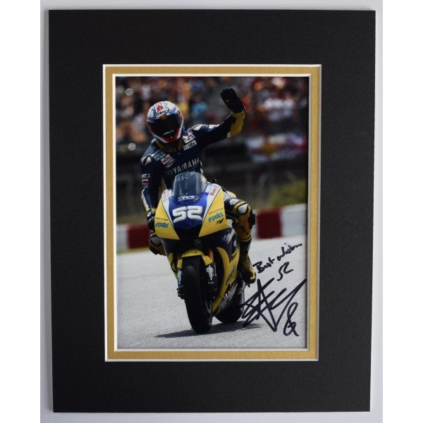 James Toseland Signed Autograph 10x8 photo display Superbikes Motor Racing AFTAL Perfect Gift Memorabilia		