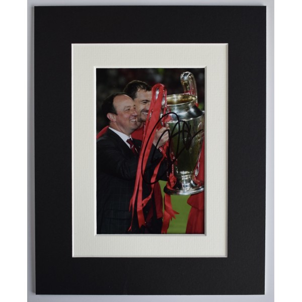 Rafa Benitez Signed Autograph 10x8 photo display Liverpool Football COA AFTAL Perfect Gift Memorabilia		