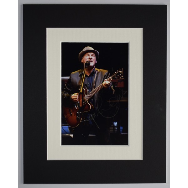 Paul Carrack Signed Autograph 10x8 photo display Mike Mechanics Music COA AFTAL Perfect Gift Memorabilia		