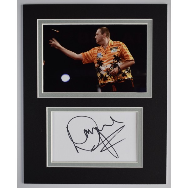 Wayne Mardle Signed Autograph 10x8 photo display Darts Sport Champion COA AFTAL Perfect Gift Memorabilia		