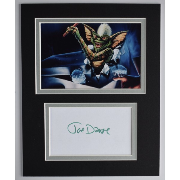 Joe Dante Signed Autograph 10x8 photo display Film Gremlins Director COA AFTAL Perfect Gift Memorabilia		