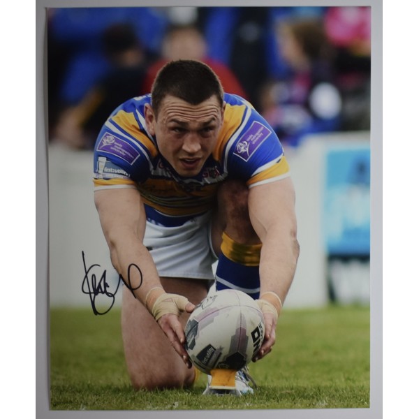 Kevin Sinfield Signed Autograph 10x8 photo photograph Leeds rhinos Rugby League AFTAL Perfect Gift Memorabilia	