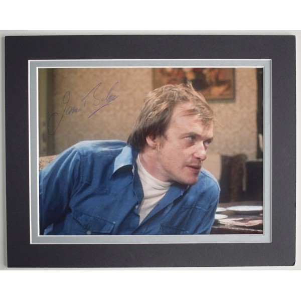 James Bolam Signed Autograph 10x8 photo display TV Likely Lads Actor COA AFTAL Perfect Gift Memorabilia	