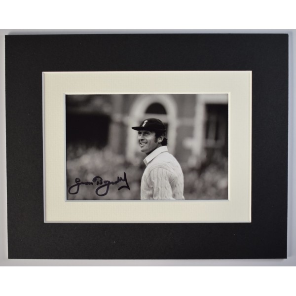 Geoff Boycott Signed Autograph 10x8 photo display Cricket England Yorkshire COA AFTAL Perfect Gift Memorabilia	