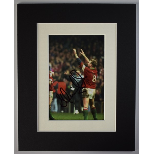 Scott Quinnell Signed Autograph 10x8 photo display Wales Rugby Union COA AFTAL Perfect Gift Memorabilia	