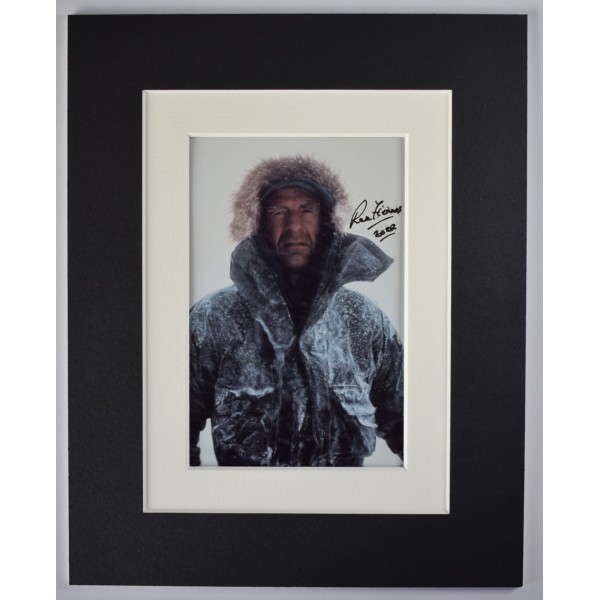 Ranulph Fiennes Signed Autograph 10x8 photo display Mount Everest COA AFTAL Perfect Gift Memorabilia	