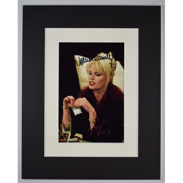 Joanna Lumley Signed Autograph 10x8 photo display Ab fab Film TV COA AFTAL Perfect Gift Memorabilia