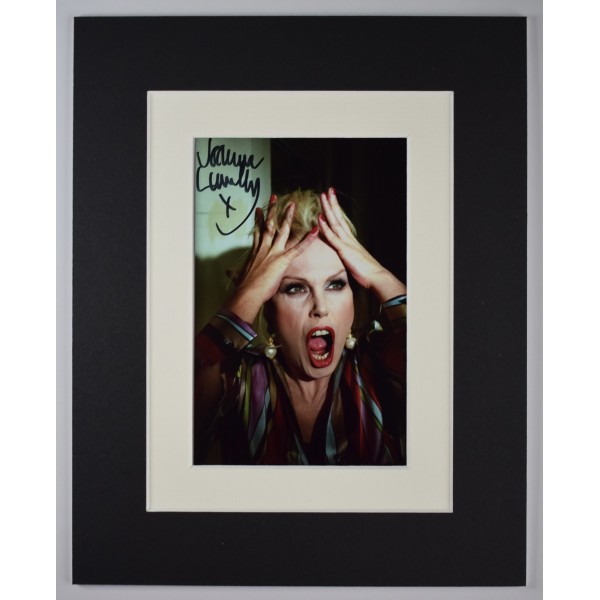 Joanna Lumley Signed Autograph 10x8 photo display Ab fab Film TV COA AFTAL Perfect Gift Memorabilia