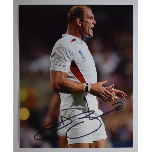 Lawrence Dallaglio Signed Autograph 10x8 photo England Rugby Union World Cup AFTAL Perfect Gift Memorabilia		