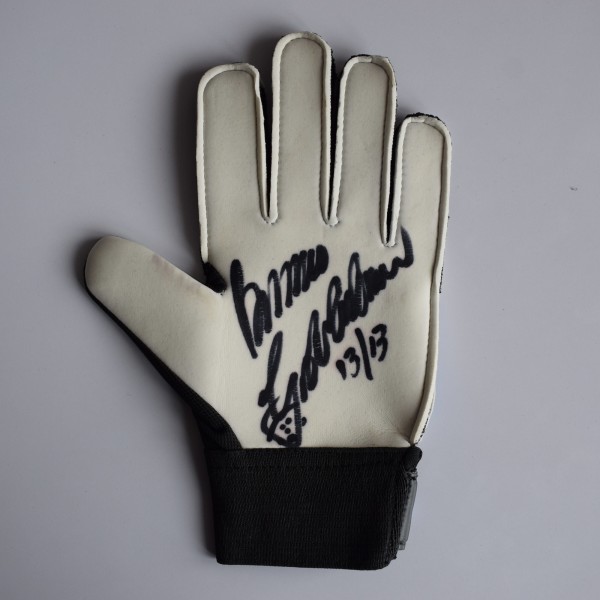 Bruce Grobbelaar Signed Autograph Goalkeeper Glove Liverpool Football COA AFTAL Perfect Gift Memorabilia		