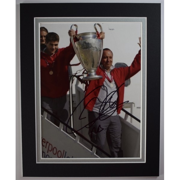 Rafa Benitez Signed Autograph 10x8 photo display Liverpool Football COA AFTAL Perfect Gift Memorabilia		