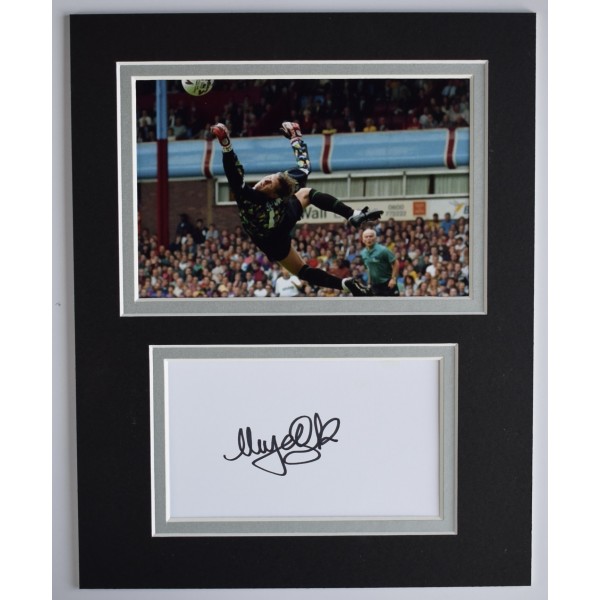Nigel Spink Signed Autograph 10x8 photo display Aston Villa Football COA AFTAL Perfect Gift Memorabilia		