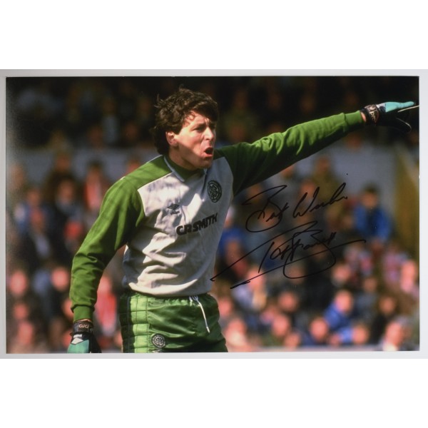 Paddy Bonner Signed Autograph Signature 12x8 Photo Celtic Football COA AFTAL Perfect Gift Memorabilia		