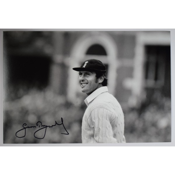 Geoff Boycott Signed Autograph 12x8 Photo England Yorkshire Cricket COA AFTAL Perfect Gift Memorabilia		