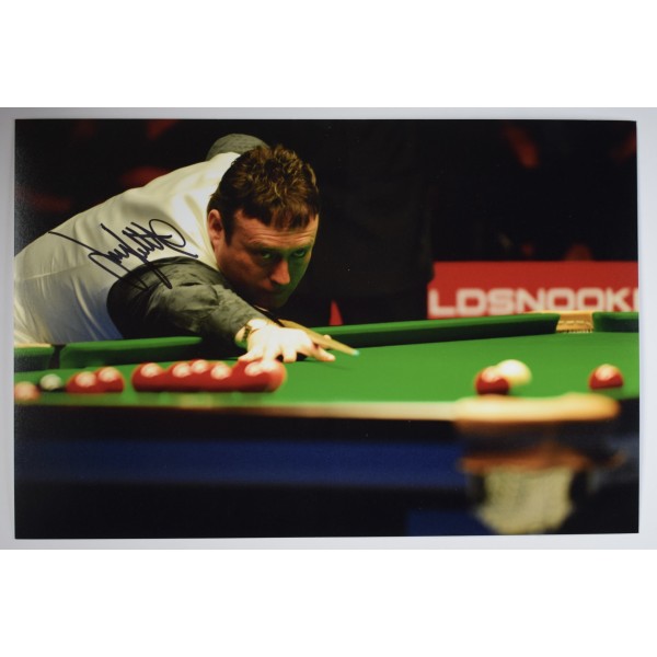 John Parrott Signed Autograph 12x8 Photo Snooker Champion Sport COA AFTAL Perfect Gift Memorabilia		