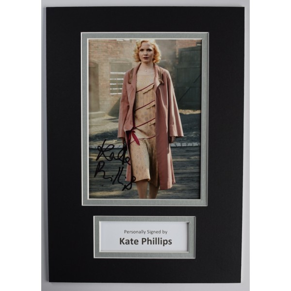 Kate Phillips Signed Autograph A4 photo display Peaky Blinders TV COA AFTAL Perfect Gift Memorabilia		
