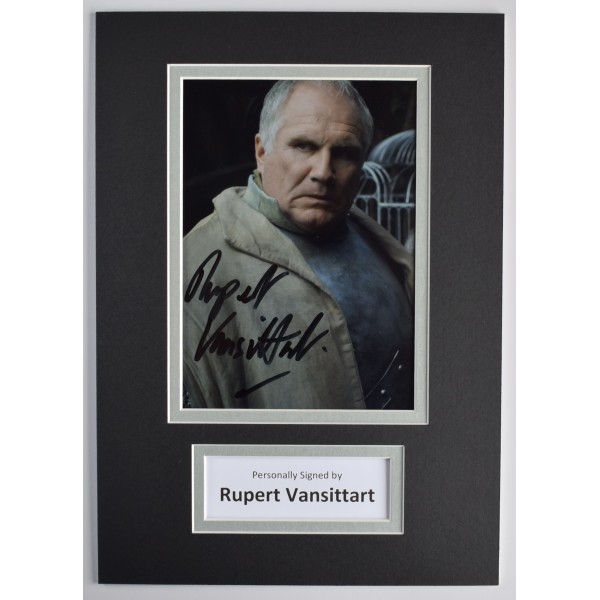 Rupert Vansittart Signed Autograph A4 photo display Game of Thrones TV COA AFTAL Perfect Gift Memorabilia		