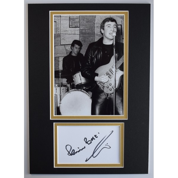 Pete Best Signed Autograph A4 photo display Music Beatles John Lennon COA AFTAL Perfect Gift Memorabilia