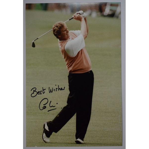 Colin Montgomerie Signed Autograph 12x8 Photo Photograph Golf Open Ryder Cup AFTAL Perfect Gift Memorabilia		