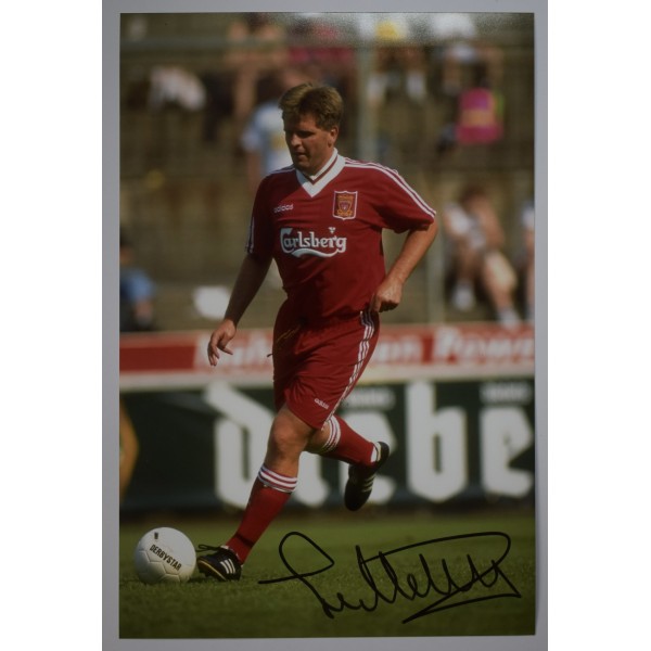 Jan Molby Signed Autograph 12x8 Photo Photograph Liverpool Football COA AFTAL Perfect Gift Memorabilia		