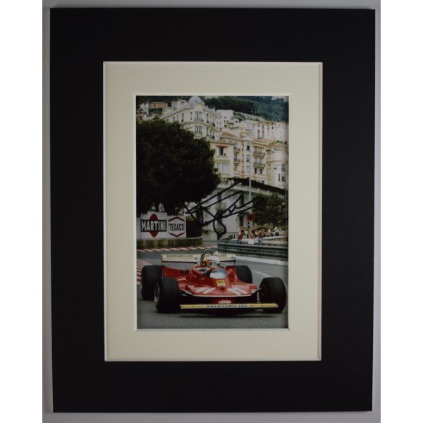 Jody Scheckter Signed Autograph 10x8 photo display Formula 1 Racing F1 COA AFTAL Perfect Gift Memorabilia	