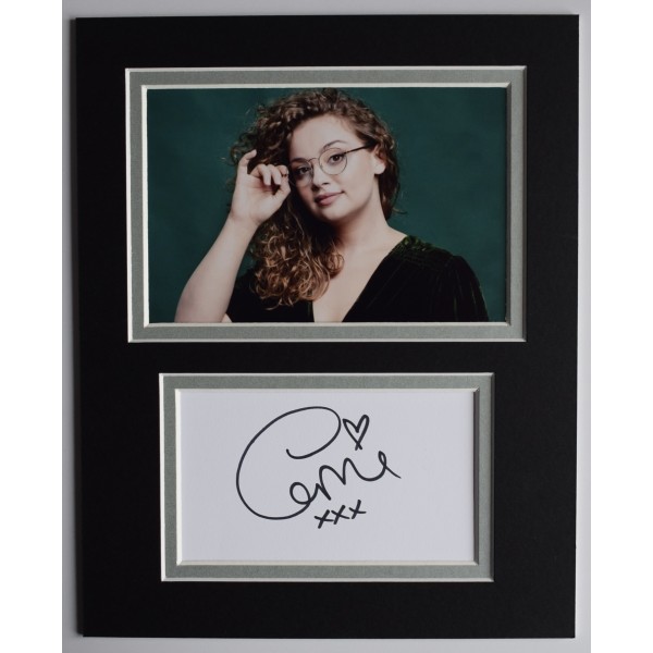 Carrie Hope Fletcher Signed Autograph 10x8 photo display Cinderella Les Mis AFTAL Perfect Gift Memorabilia	