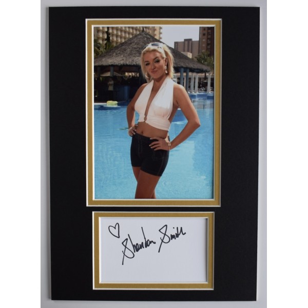 Sheridan Smith Signed Autograph A4 photo display Benidorm TV Actress COA AFTAL Perfect Gift Memorabilia	
