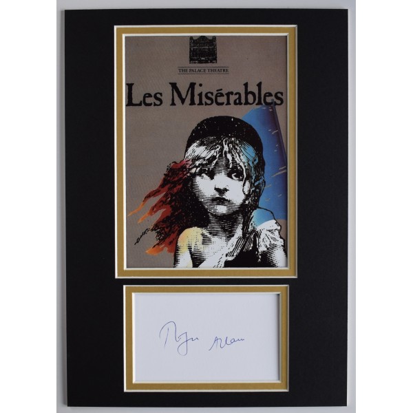 Roger Allam Signed Autograph A4 photo display Theatre Les Miserables COA AFTAL Perfect Gift Memorabilia	