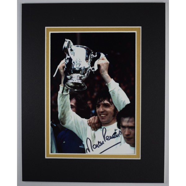 Martin Peters Signed Autograph 10x8 photo display Tottenham Hotspur COA AFTAL Perfect Gift Memorabilia		