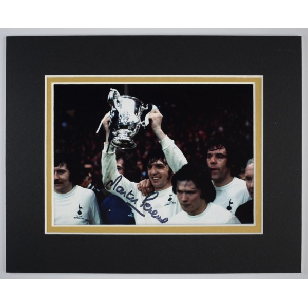 Martin Peters Signed Autograph 10x8 photo display Tottenham Hotspur COA AFTAL Perfect Gift Memorabilia		