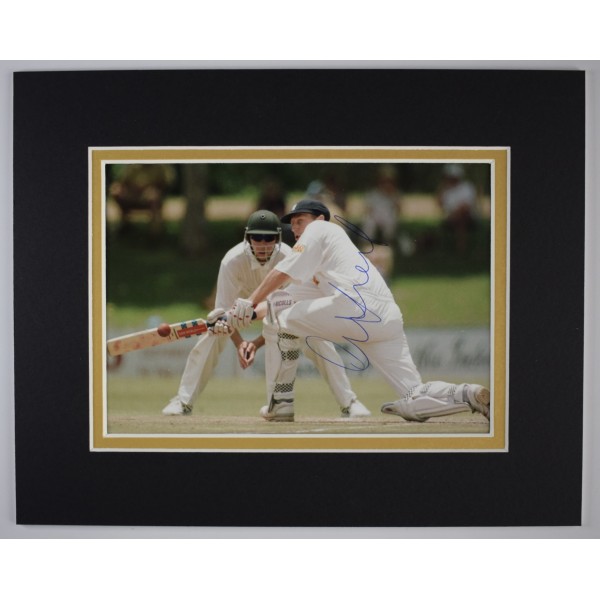 Mike Atherton Signed Autograph 10x8 photo display England Cricket COA AFTAL Perfect Gift Memorabilia		
