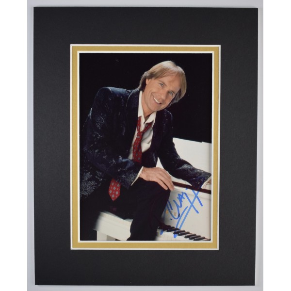 Richard Clayderman Signed Autograph 10x8 photo display Piano Music COA AFTAL Perfect Gift Memorabilia		