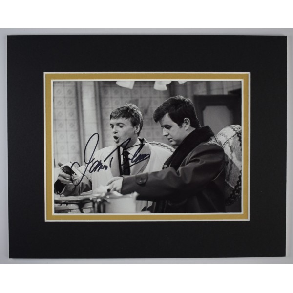 James Bolam Signed Autograph 10x8 photo display Likely Lads Actor COA AFTAL Perfect Gift Memorabilia		