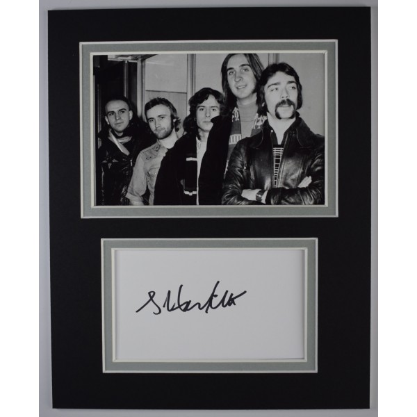 Steve Hackett Signed Autograph 10x8 photo display Genesis Music COA AFTAL Perfect Gift Memorabilia		
