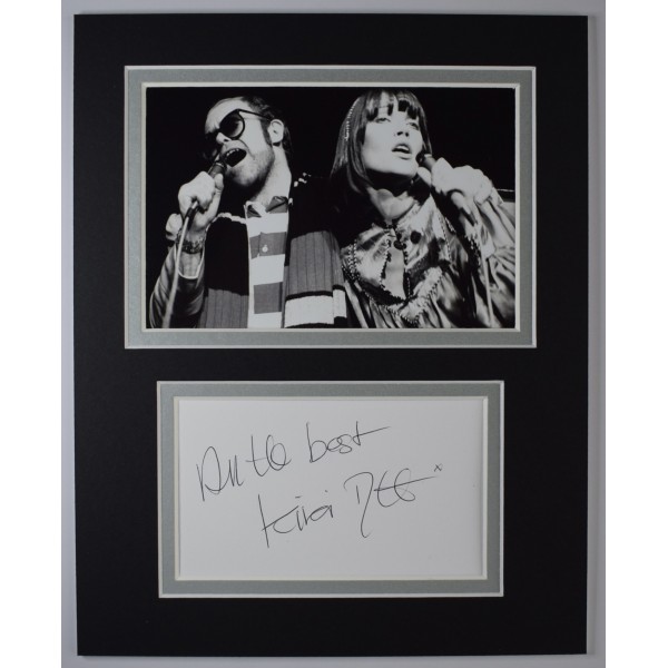 Kiki Dee Signed Autograph 10x8 photo display Elton John Music Singer COA AFTAL Perfect Gift Memorabilia		