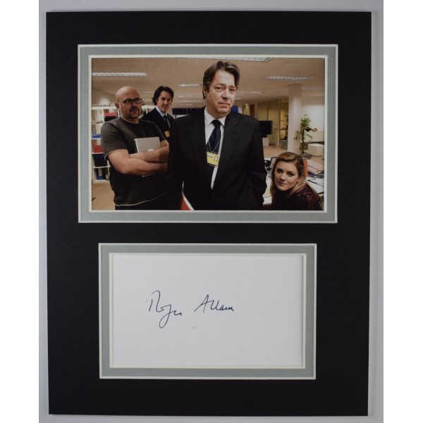 Roger Allam Signed Autograph 10x8 photo display Thick of It Actor TV COA AFTAL Perfect Gift Memorabilia	