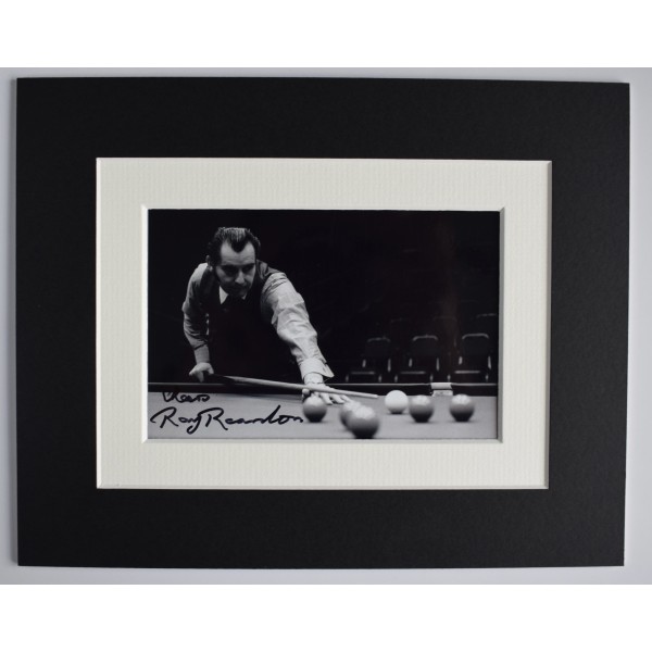 Ray Reardon Signed Autograph 10x8 photo display Snooker Sport COA AFTAL Perfect Gift Memorabilia	