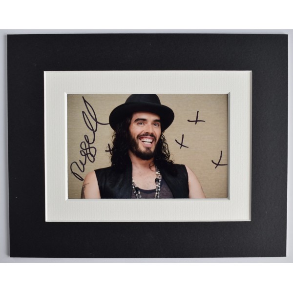 Russell Brand Signed Autograph 10x8 photo display Comedy Film TV Actor COA AFTAL Perfect Gift Memorabilia	