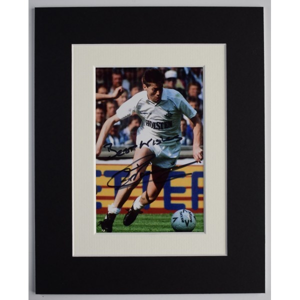 Chris Waddle Signed Autograph 10x8 photo display Tottenham Hotspur Football COA AFTAL Perfect Gift Memorabilia		