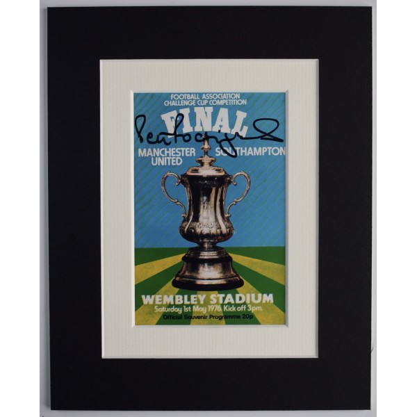 Peter Rodrigues Signed Autograph 10x8 photo display Southampton Football COA AFTAL Perfect Gift Memorabilia		
