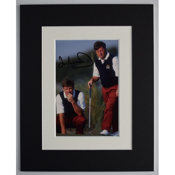 Ian Woosnam Signed Autograph 10x8 photo display Golf Open Ryder Cup COA AFTAL Perfect Gift Memorabilia		
