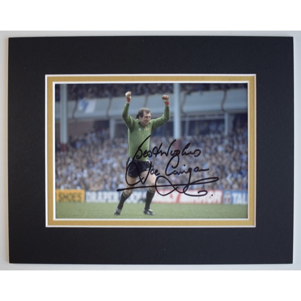 Joe Corrigan Signed Autograph 10x8 photo display Manchester City Football AFTAL Perfect Gift Memorabilia		