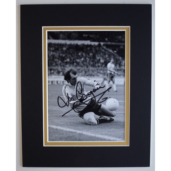 Joe Corrigan Signed Autograph 10x8 photo display Manchester City Football AFTAL Perfect Gift Memorabilia		