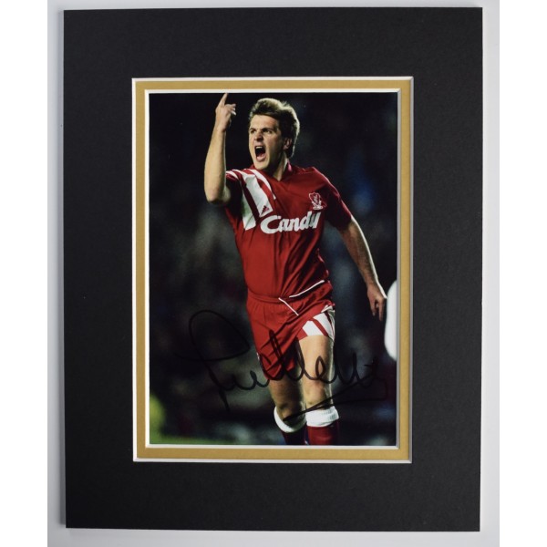 Jan Molby Signed Autograph 10x8 photo display Liverpool LFC Football COA AFTAL Perfect Gift Memorabilia	