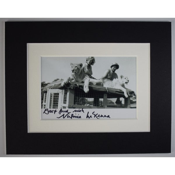 Virginia McKenna Signed Autograph 10x8 photo display Born Free Film TV COA AFTAL Perfect Gift Memorabilia		